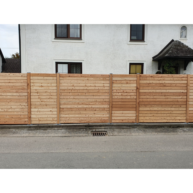 Sichtschutz in Lärche von Aigner Holz