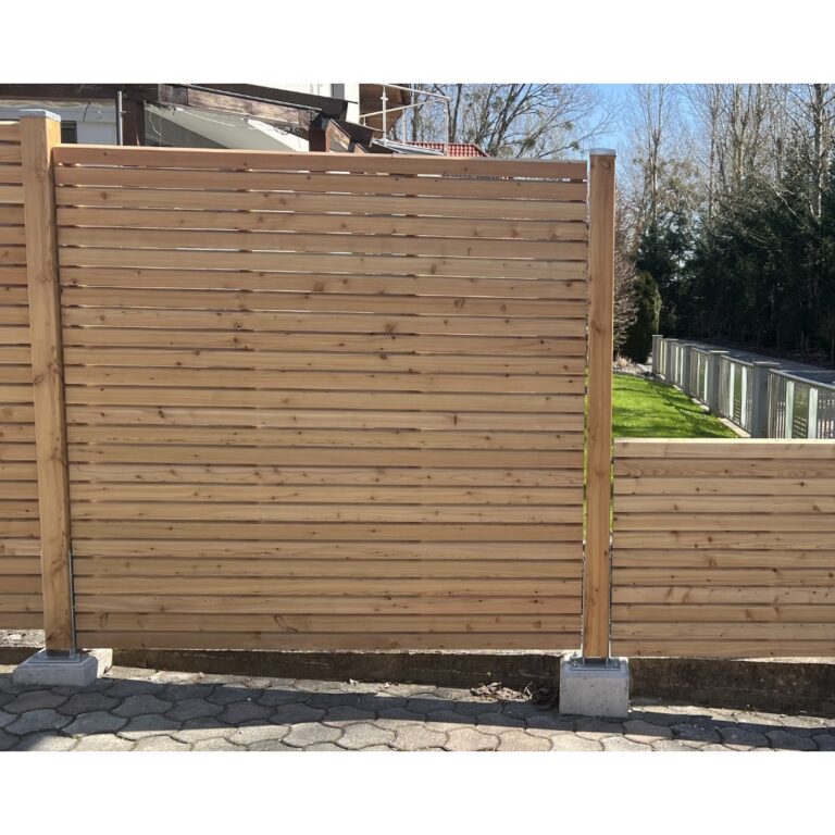 Sichtschutz in Lärche von Aigner Holz